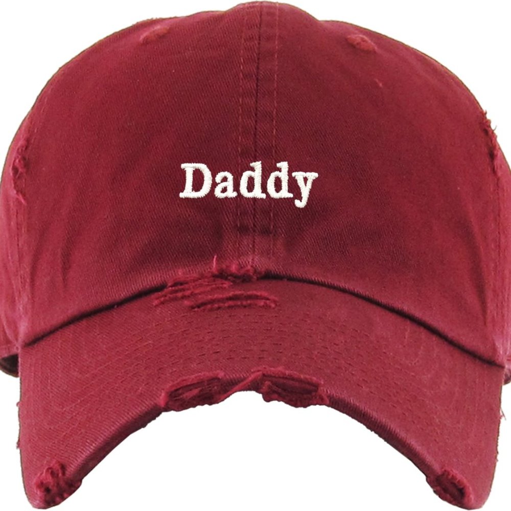 Daddy Distressed Vintage Ballcap